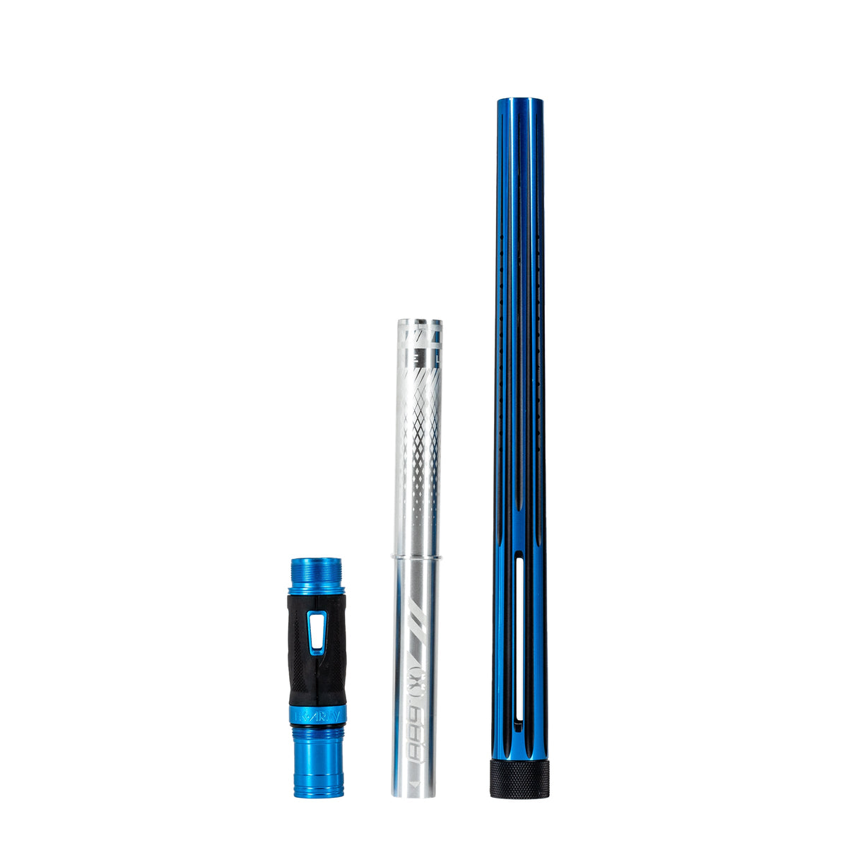 LAZR Elite Nova Barrel Kit - 15" Blue/Black - Colored Inserts - Cocker Threads