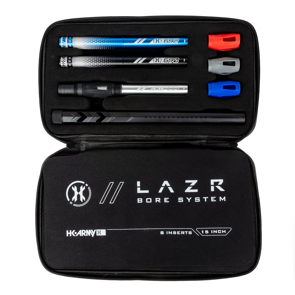 LAZR Elite Fossil Barrel Kit - 15" Dust Black - Colored Inserts- Cocker Threads