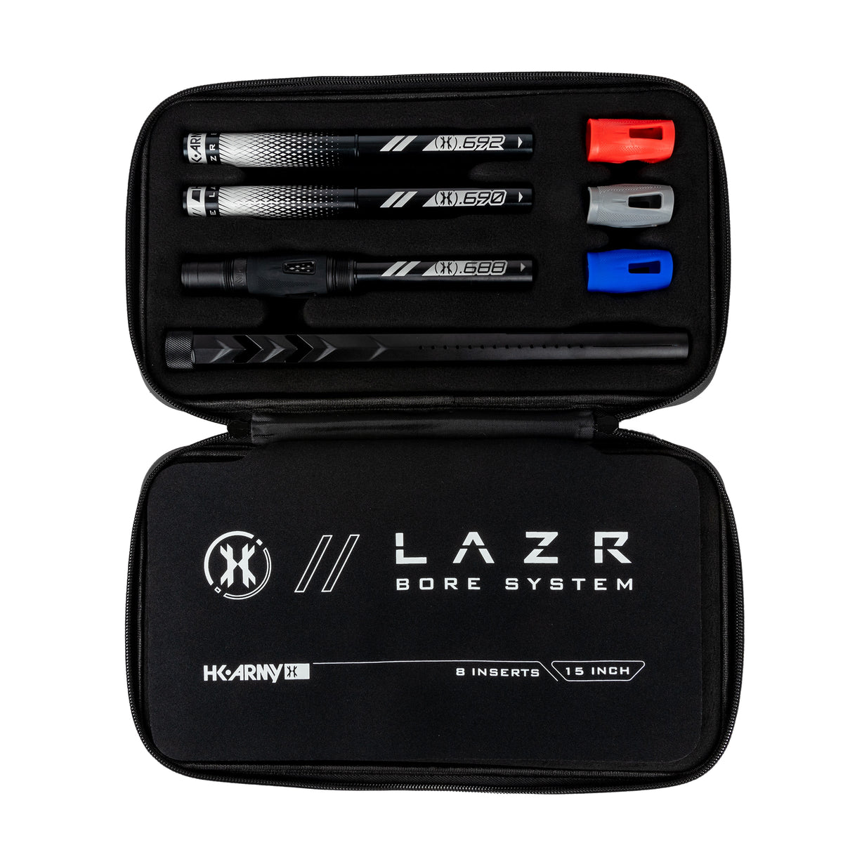 LAZR Elite Fossil Barrel Kit - 15" Dust Black - Black Inserts - Cocker Threads