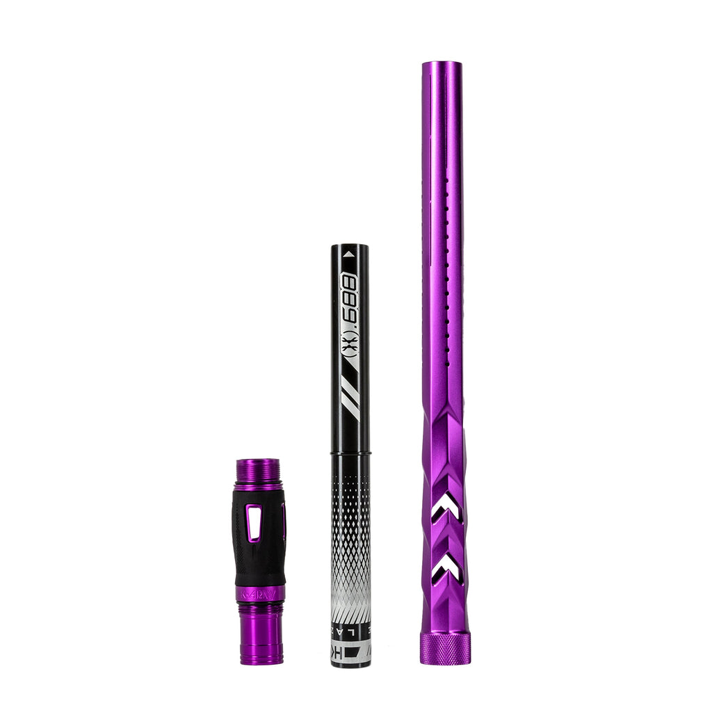 LAZR Elite Fossil Barrel Kit - 15" Dust Purple - Black Inserts - Cocker Threads