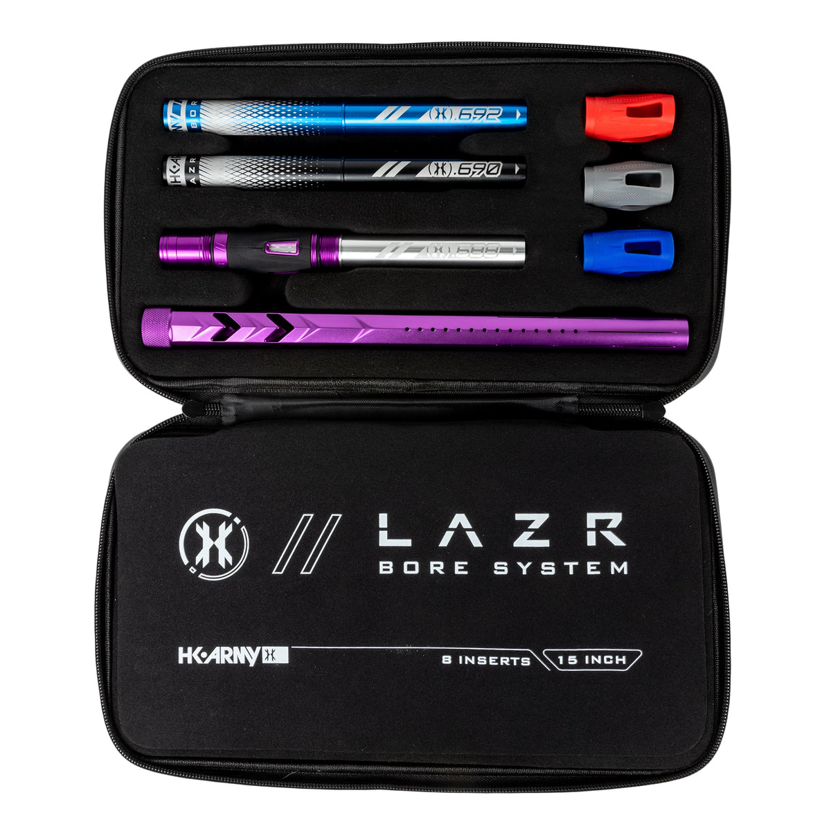 LAZR Elite Fossil Barrel Kit - 15" Dust Purple - Colored Inserts - Cocker Threads