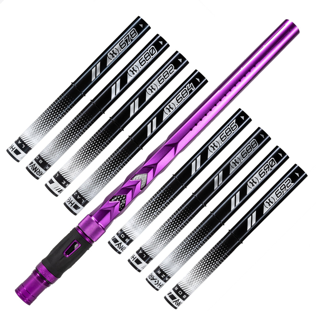 LAZR Elite Fossil Barrel Kit - 15" Dust Purple - Black Inserts - Cocker Threads