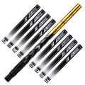 LAZR Elite Fossil Barrel Kit - 15" Gold/Black Splash - Black Inserts- Cocker Threads