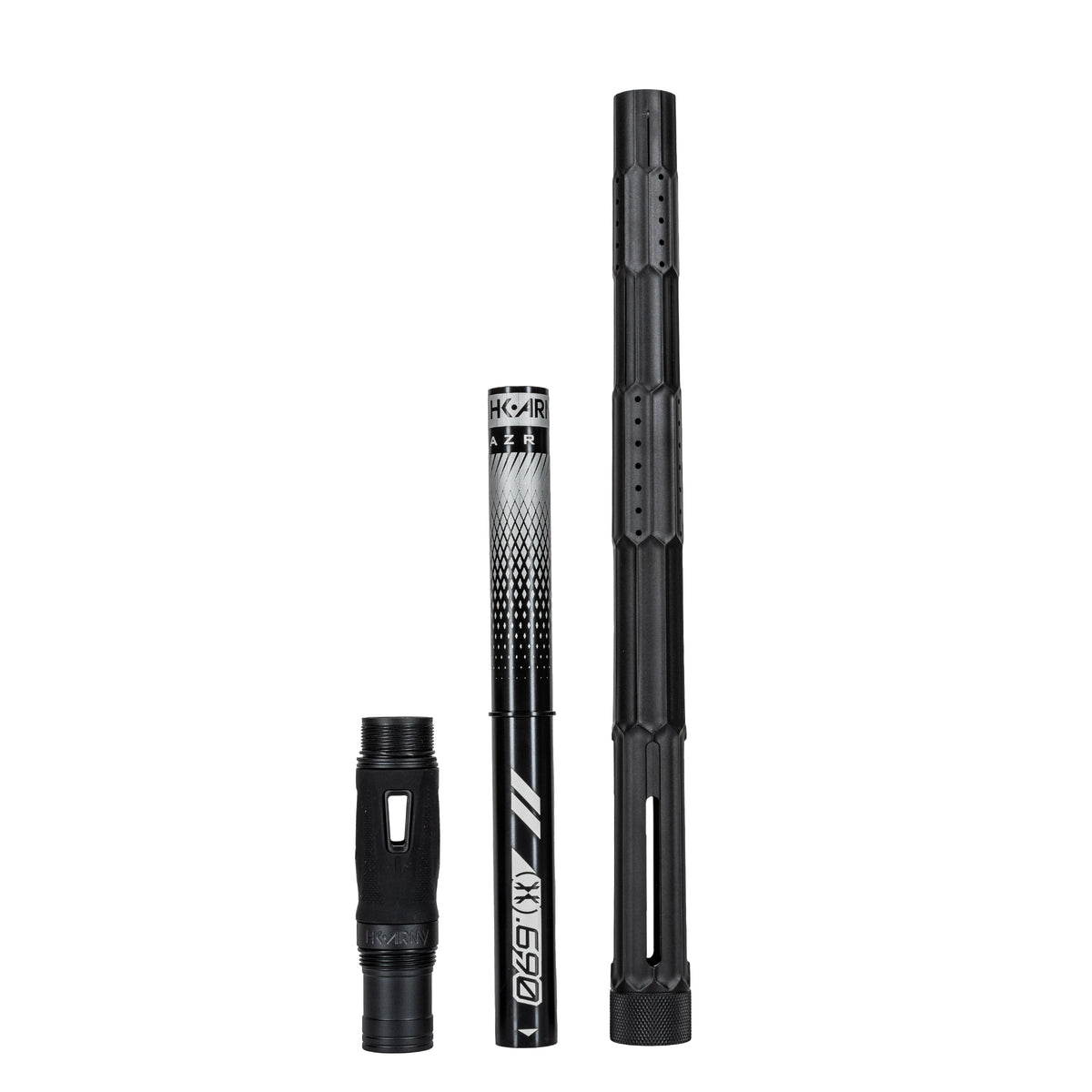 LAZR Elite Fractal Barrel Kit - 15" Dust Black/Black Inserts - Cocker Threads