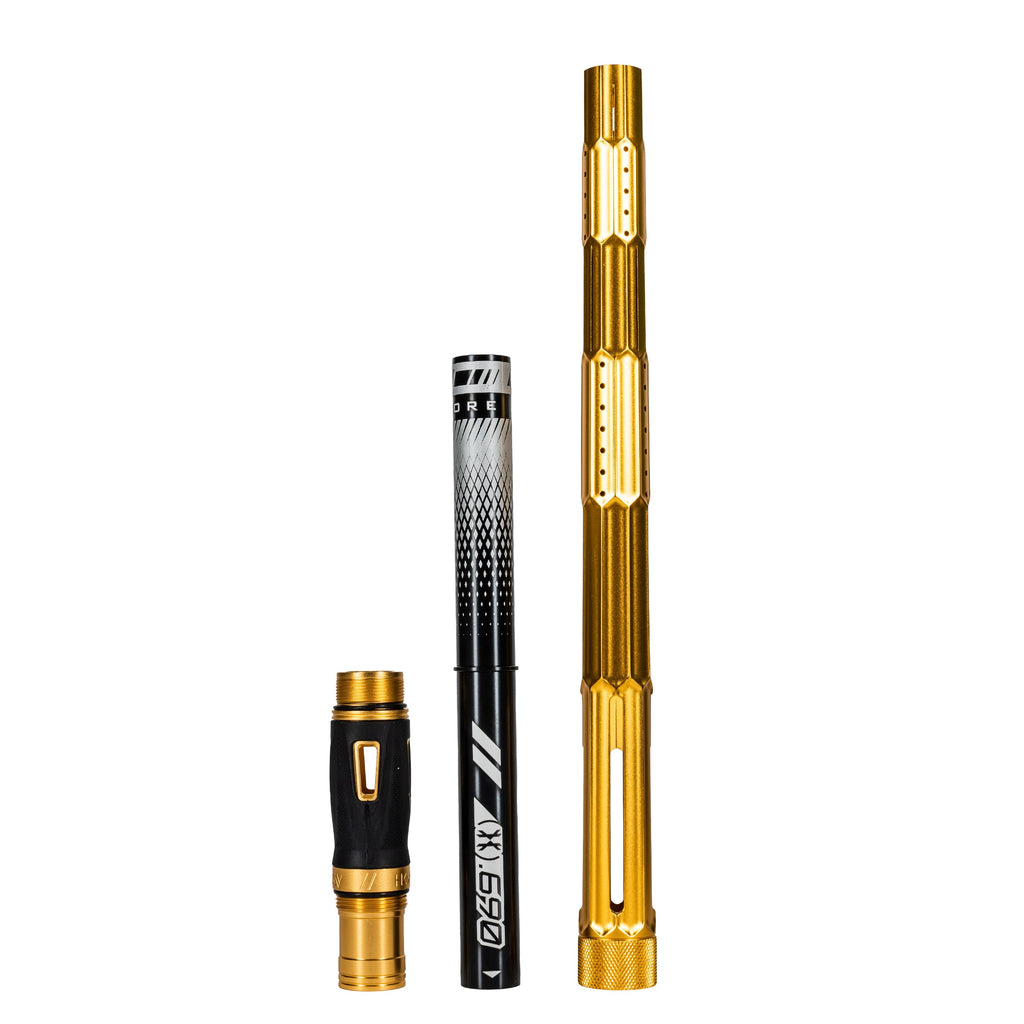LAZR Elite Fractal Barrel Kit - 15" Dust Gold/Black Inserts - Cocker Threads