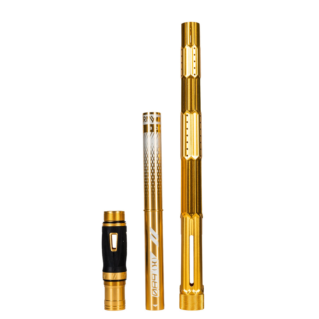 LAZR Elite Fractal Barrel Kit - 15" Dust Gold/Colored Inserts - Cocker Threads