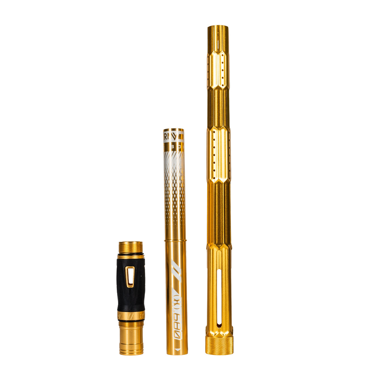 LAZR Elite Fractal Barrel Kit - 15" Dust Gold/Colored Inserts - Cocker Threads