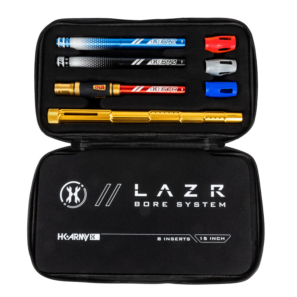 LAZR Elite Fractal Barrel Kit - 15" Dust Gold/Colored Inserts - Cocker Threads