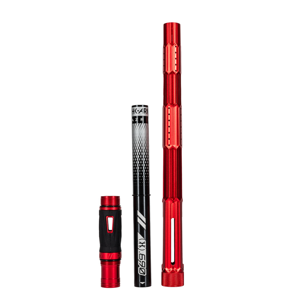 LAZR Elite Fractal Barrel Kit - 15" Dust Red/Black Inserts - Cocker Threads