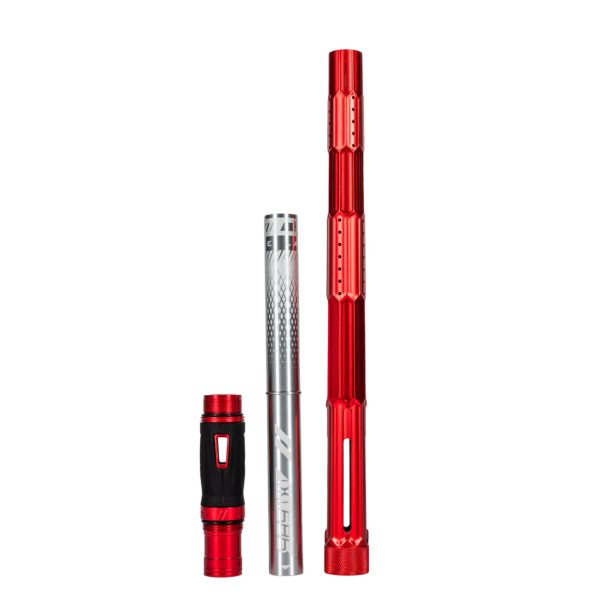 LAZR Elite Fractal Barrel Kit - 15" Dust Red/Colored Inserts - Cocker Threads