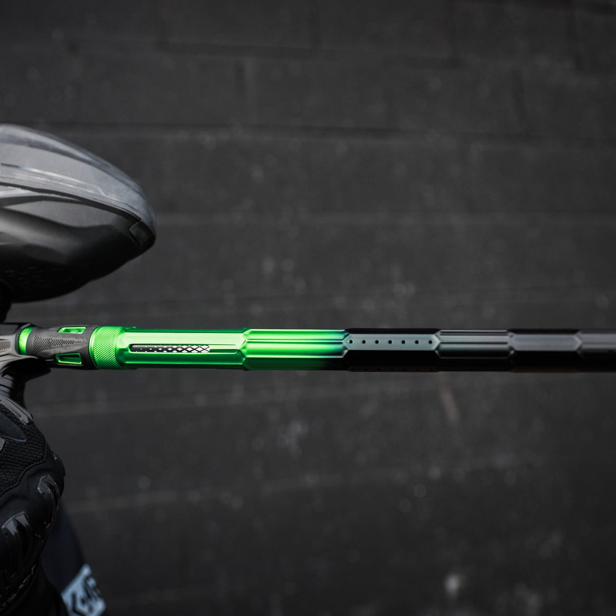 LAZR Elite Fractal Barrel Kit - 15" Green/Black Colored Inserts - Cocker Threads