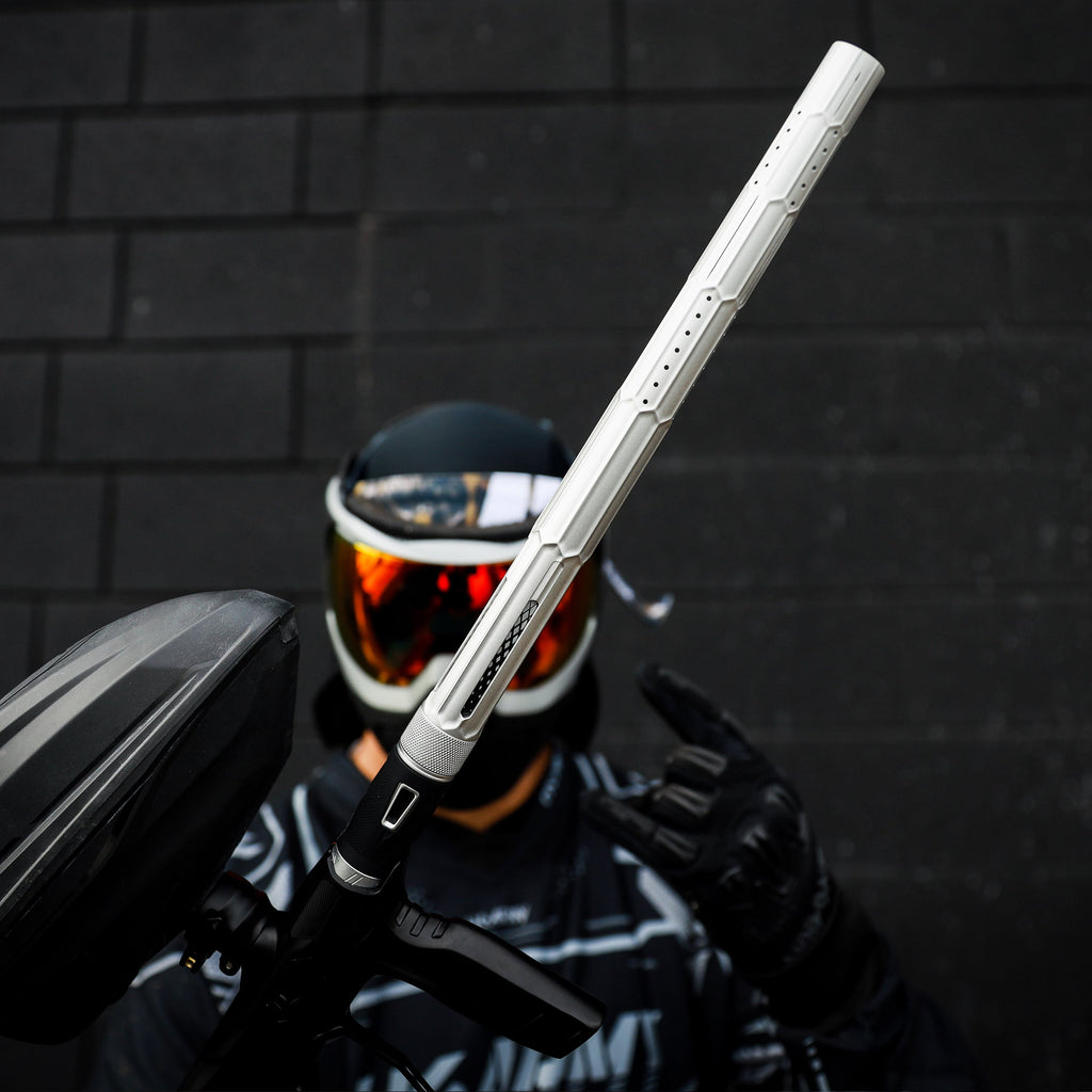 LAZR Elite Fractal Barrel Kit - 15" Dust Silver/Black Inserts - Cocker Threads