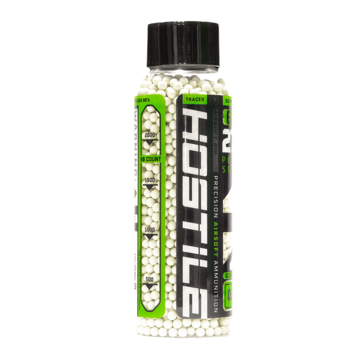 Glowball™ Tracer .28g BB's - 2700ct - Green