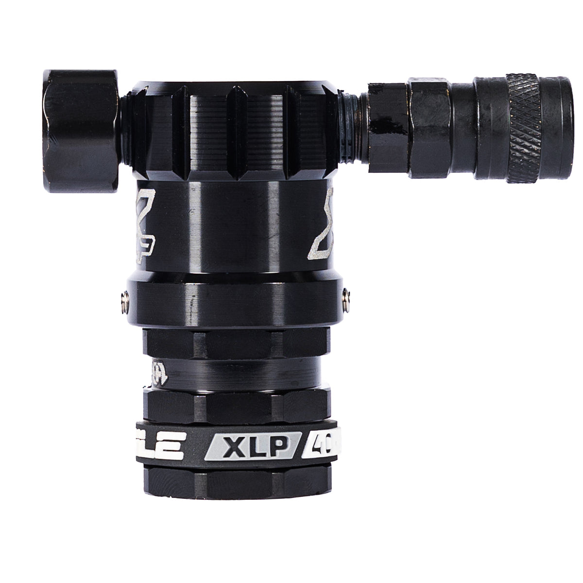Hostile® XLP Regulator - Side Port Quick-Disconnect - Black