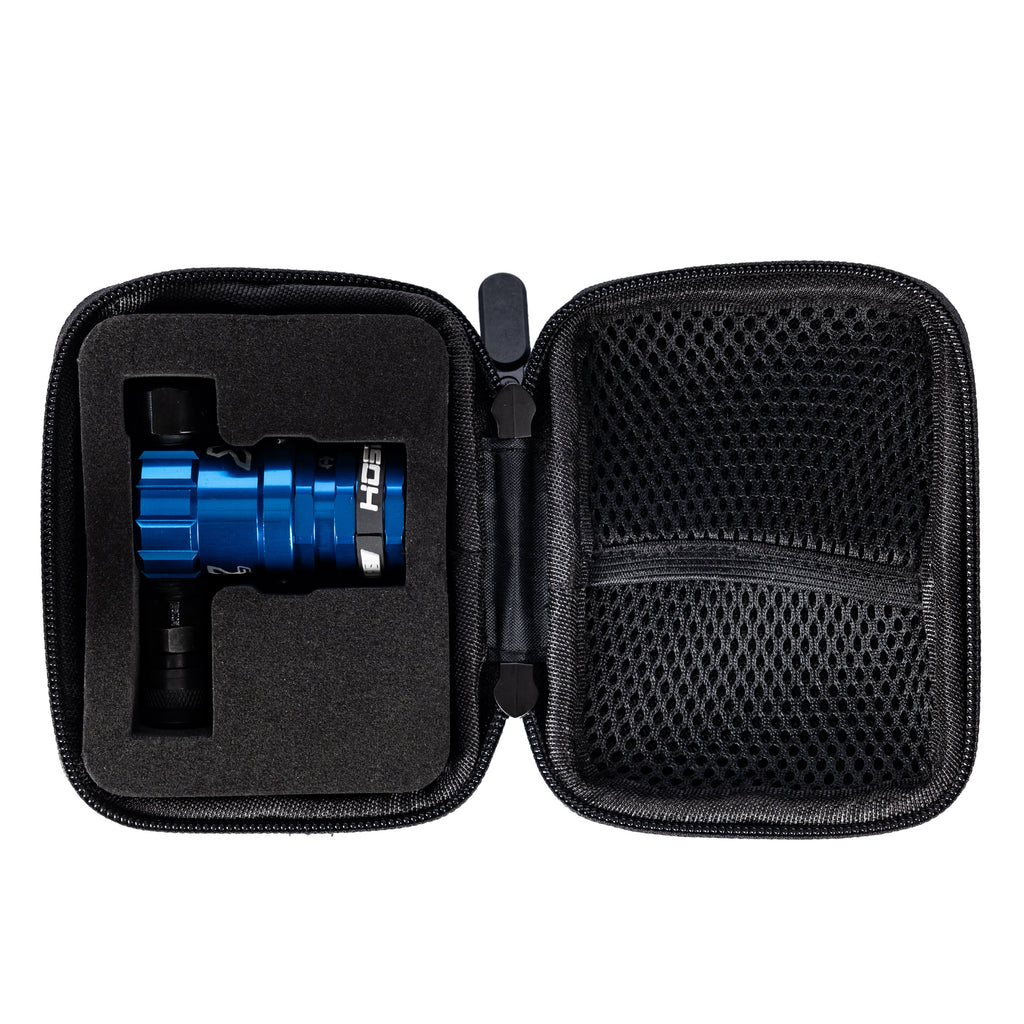 Hostile® XLP Regulator - Side Port Quick-Disconnect - Blue