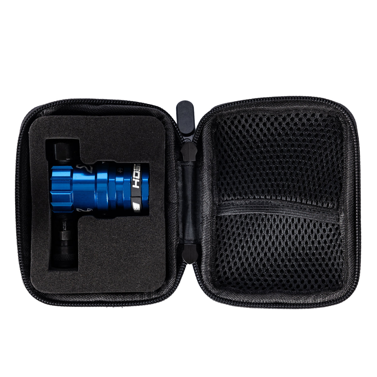 Hostile® XLP Regulator - Side Port Quick-Disconnect - Blue