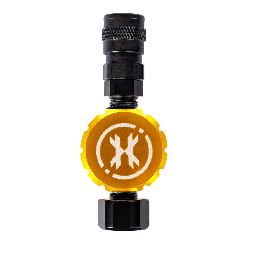 Hostile® XLP Regulator - Side Port Quick-Disconnect - Gold
