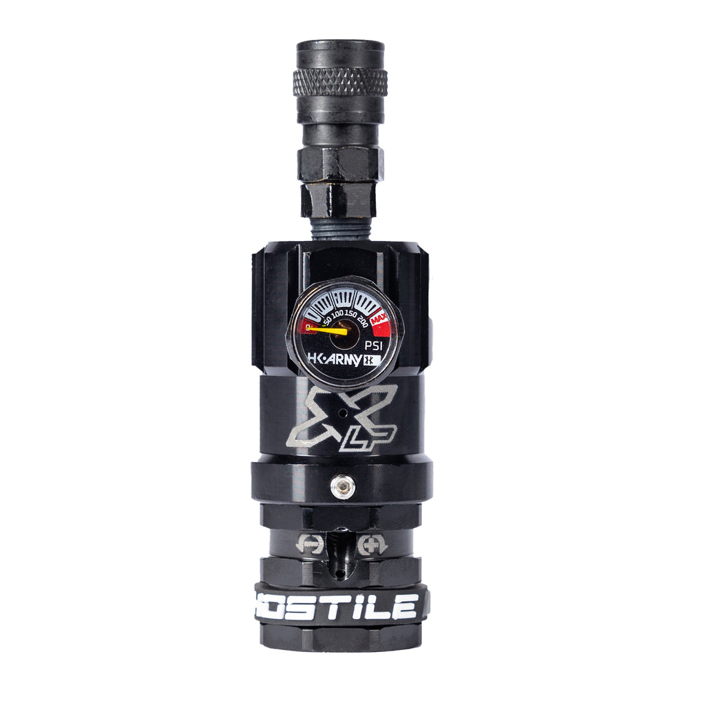 Hostile® XLP Regulator - Top Port Quick-Disconnect - Black