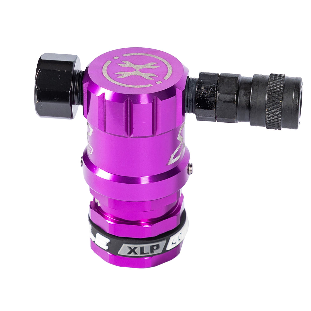 Hostile® XLP Regulator - Side Port Quick-Disconnect - Purple