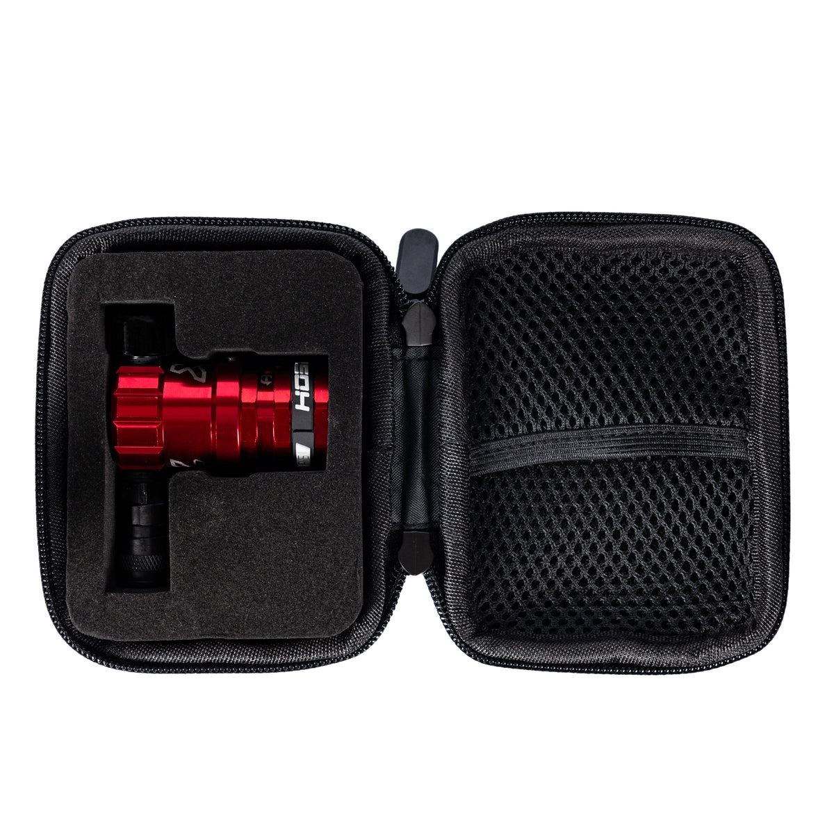 Hostile® XLP Regulator - Side Port Quick-Disconnect - Red