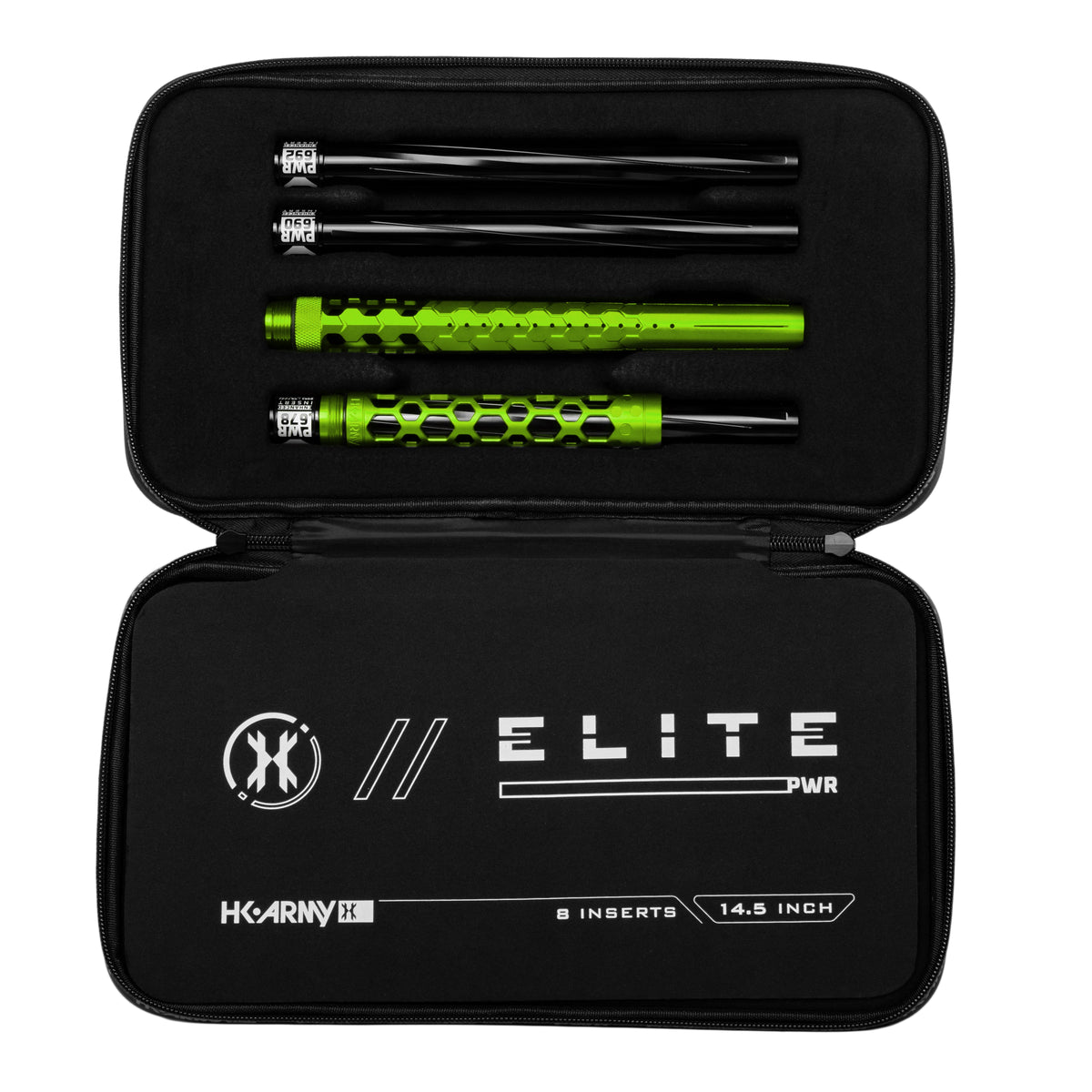 Hex PWR Barrel Kit - Lime - Black Inserts