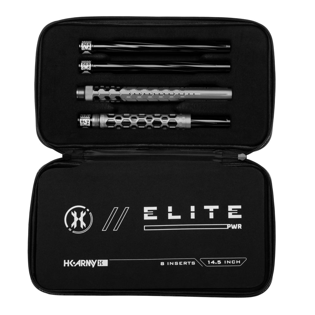 Hex PWR Barrel Kit - Graphite - Black Inserts