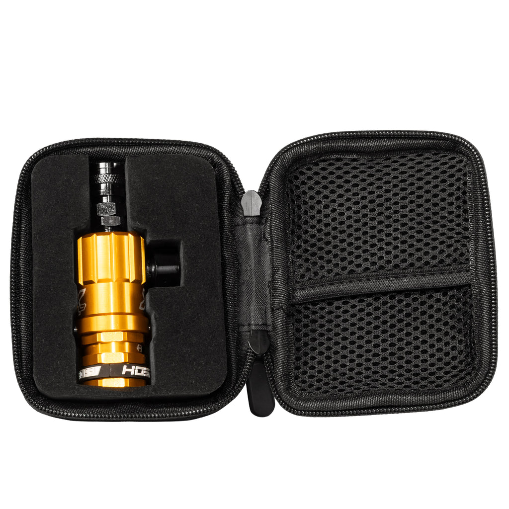 Hostile® XLP Regulator - Top Port Quick-Disconnect - Gold