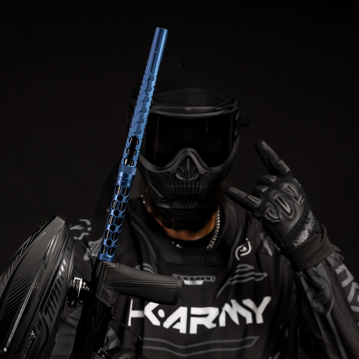 Hex PWR Barrel Kit - Blue - Black Inserts