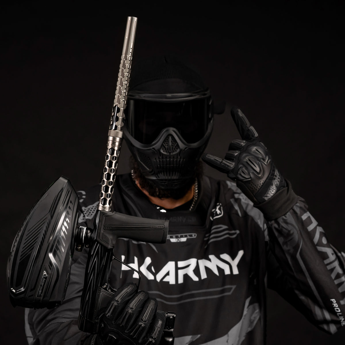 Hex PWR Barrel Kit - Graphite - Black Inserts