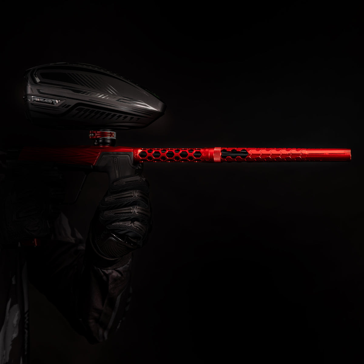 Hex PWR Barrel Kit - Red - Black Inserts