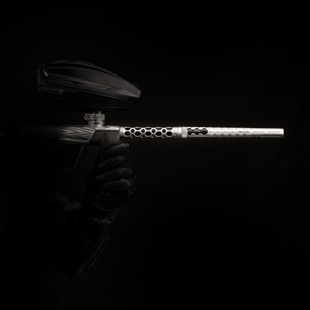 Hex PWR Barrel Kit - Silver - Black Inserts