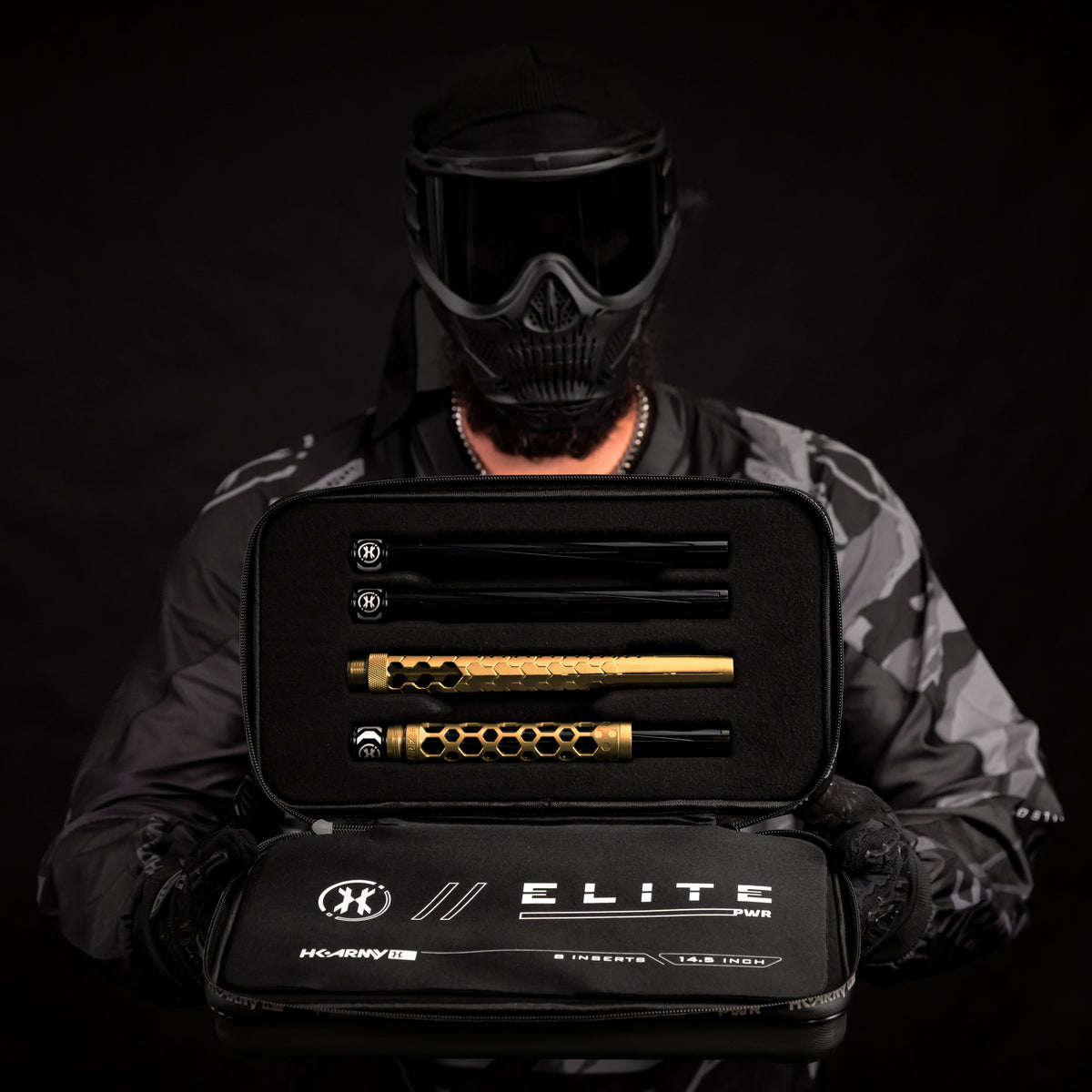 Hex PWR Barrel Kit - Gold - Black Inserts