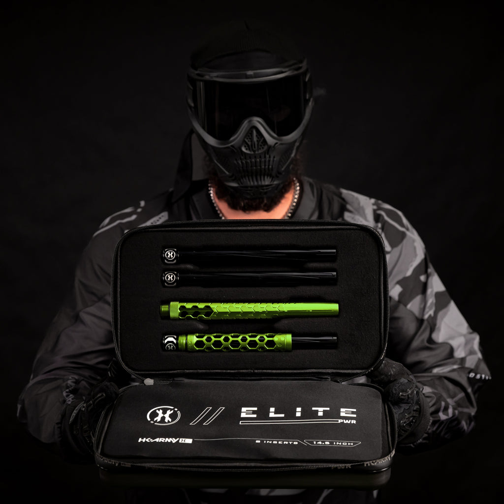 Hex PWR Barrel Kit - Lime - Black Inserts