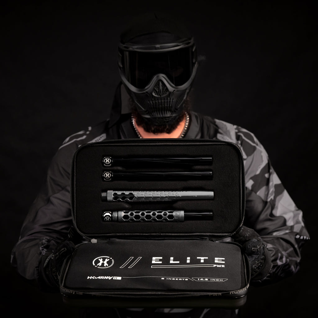 Hex PWR Barrel Kit - Graphite - Black Inserts