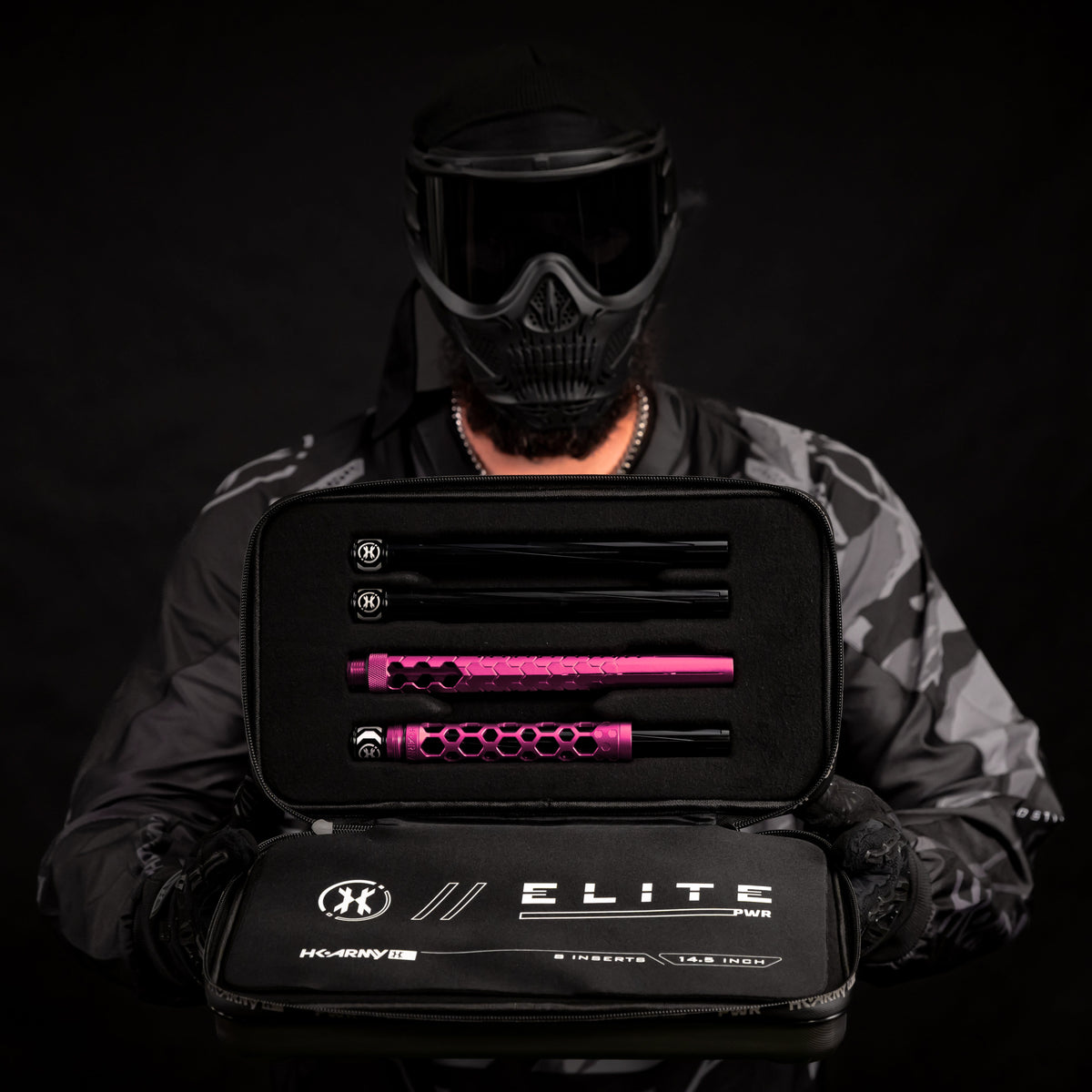 Hex PWR Barrel Kit - Pink - Black Inserts