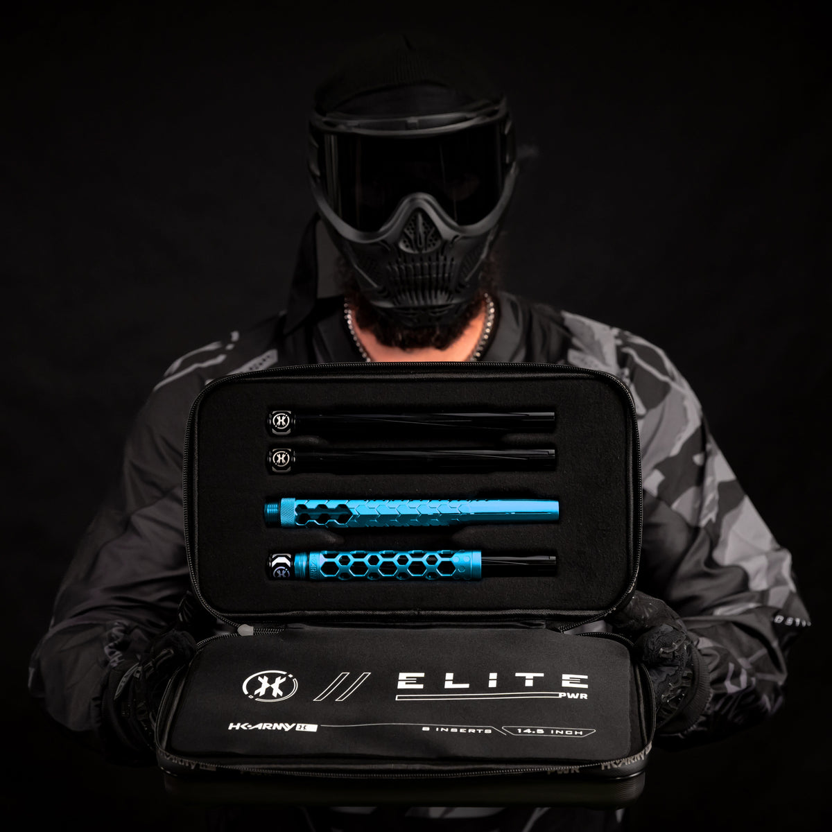Hex PWR Barrel Kit - Turquoise - Black Inserts