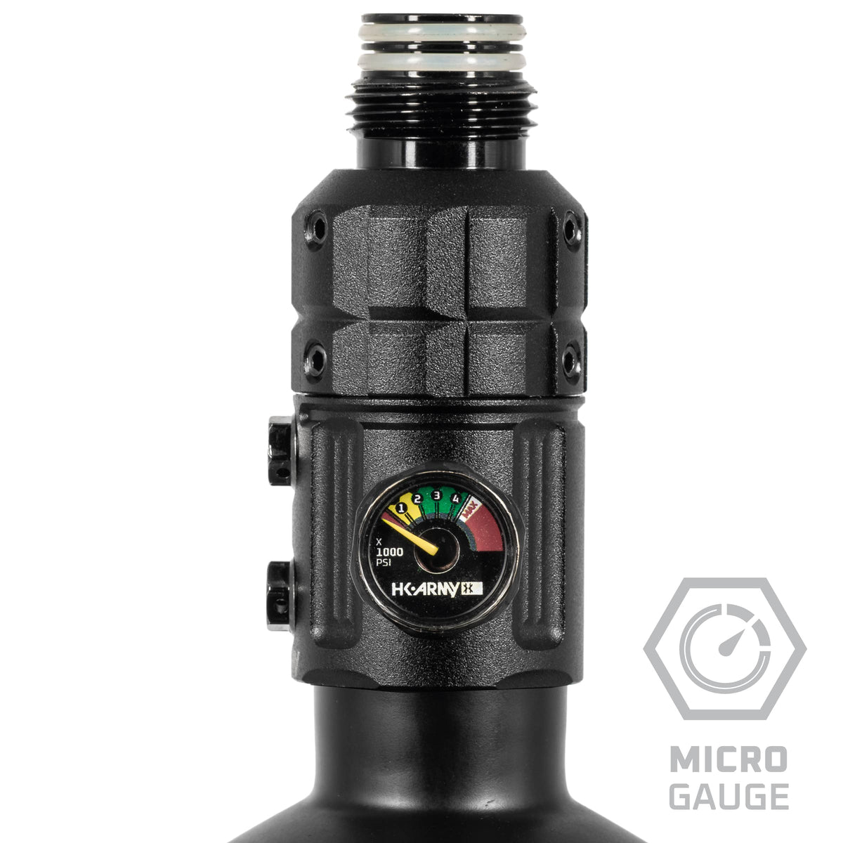 Turbine Pro Regulator - Long Body - Adjustable & Rotational - Black