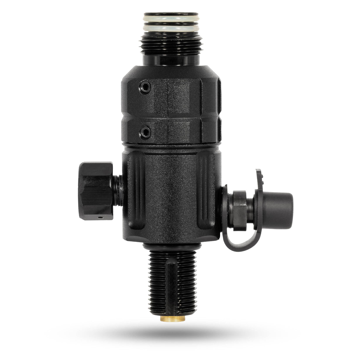 Turbine Pro Regulator - Long Body - Adjustable & Rotational - Black