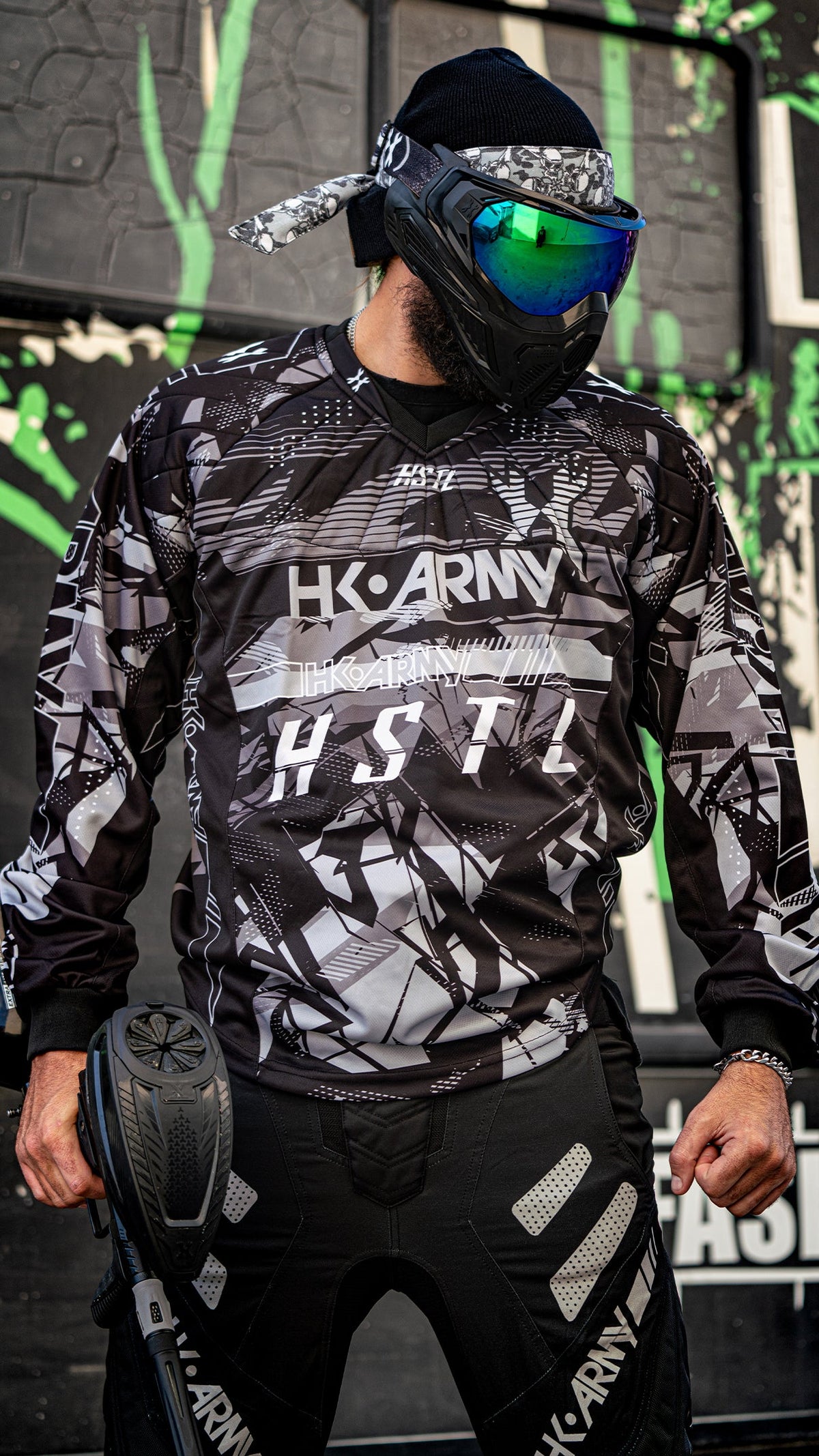HSTL® Line Jersey - Charcoal - Black/Grey