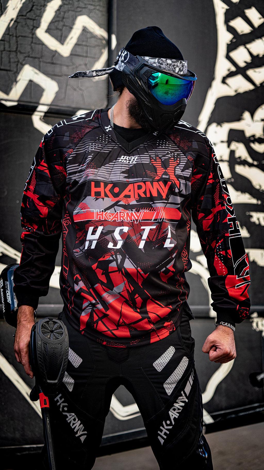 HSTL® Line Jersey - Lava - Red/Black