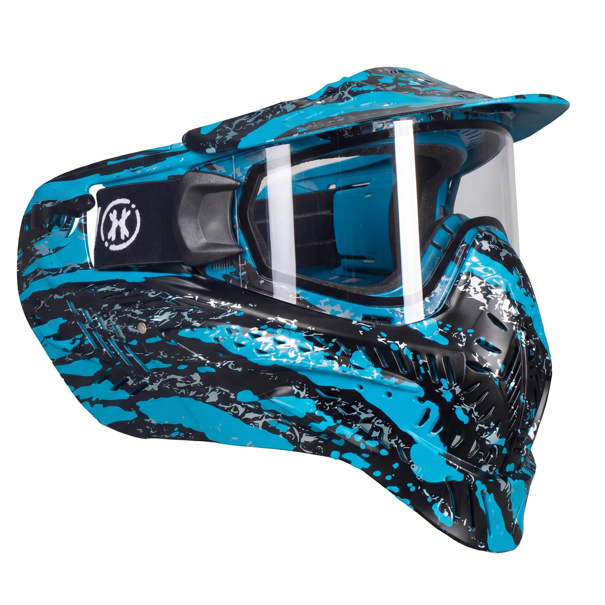 HSTL® Goggle - Fracture Black/Turquoise w/ Clear Thermal Lens
