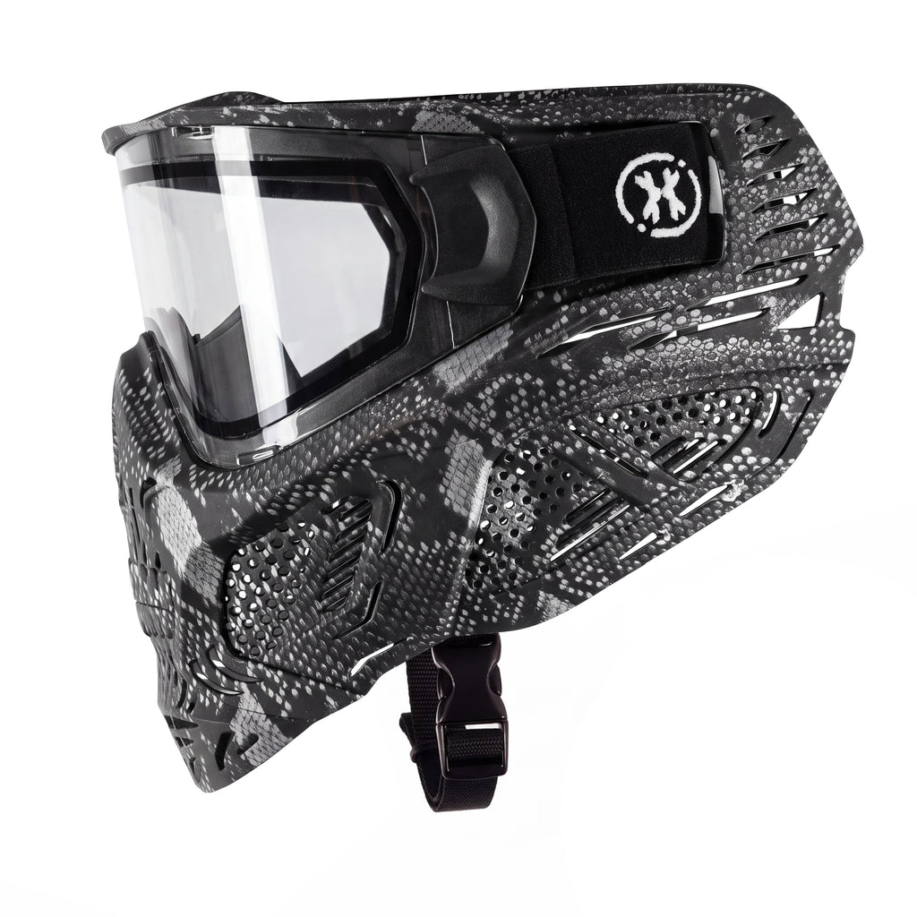 HSTL® Skull Goggle Snake Grey w/ Clear Lens