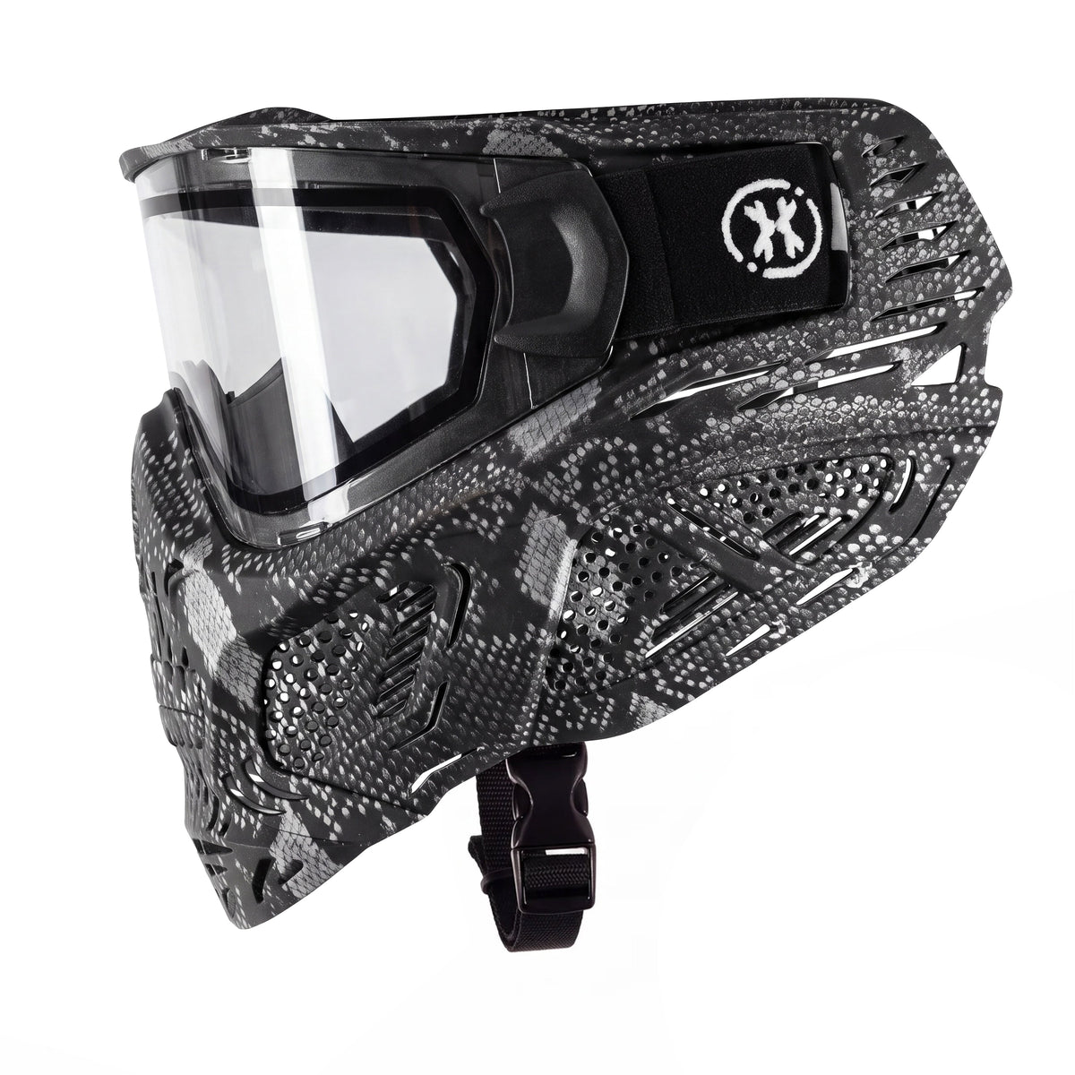 HSTL® Skull Goggle Snake Grey w/ Clear Lens