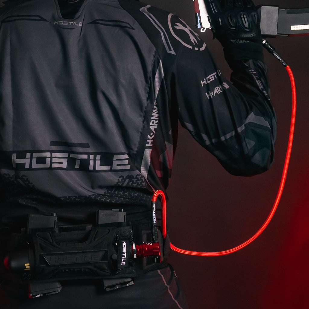 Hostile® Flex Line 42" Hose - Red
