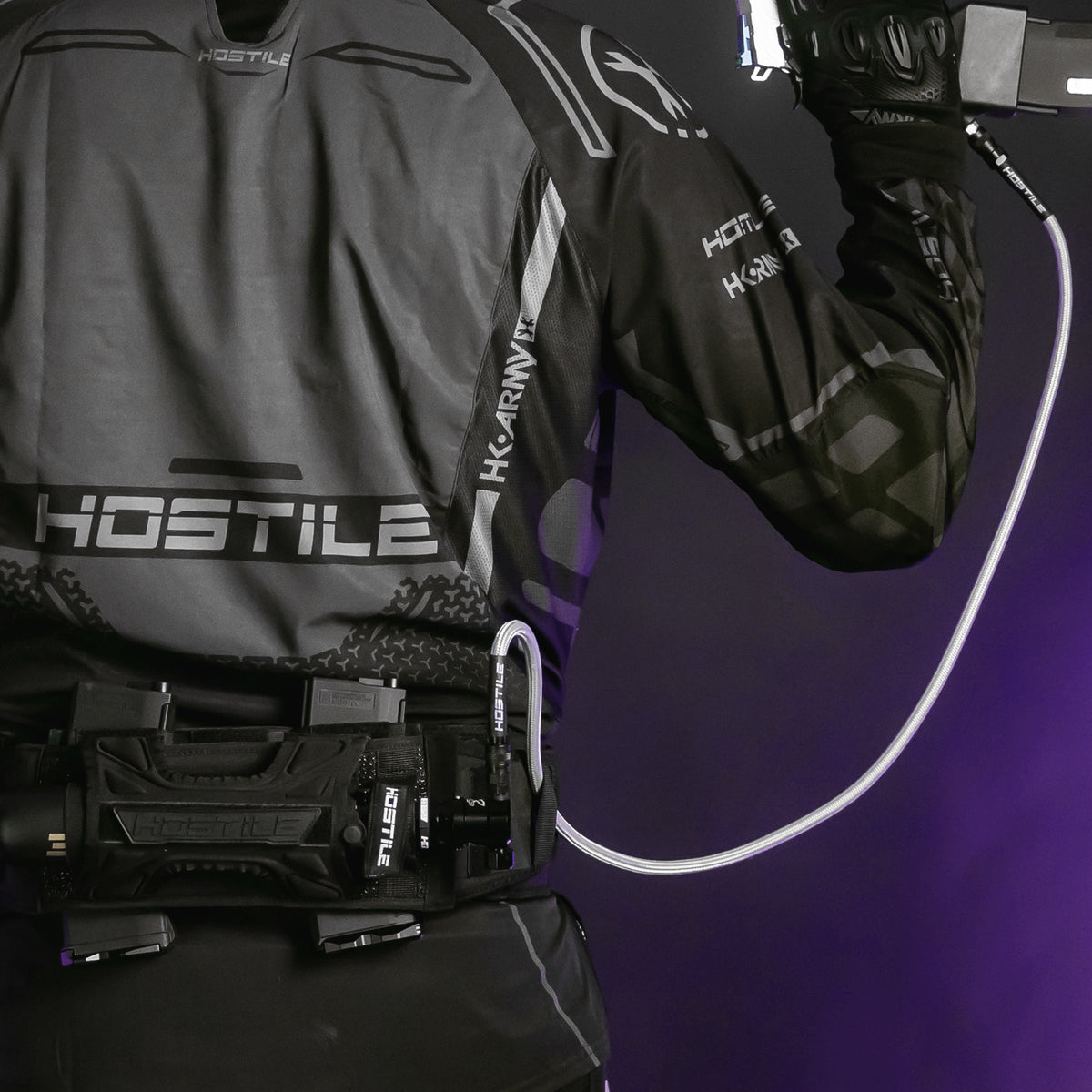 Hostile® Flex Line 42" Hose - Grey