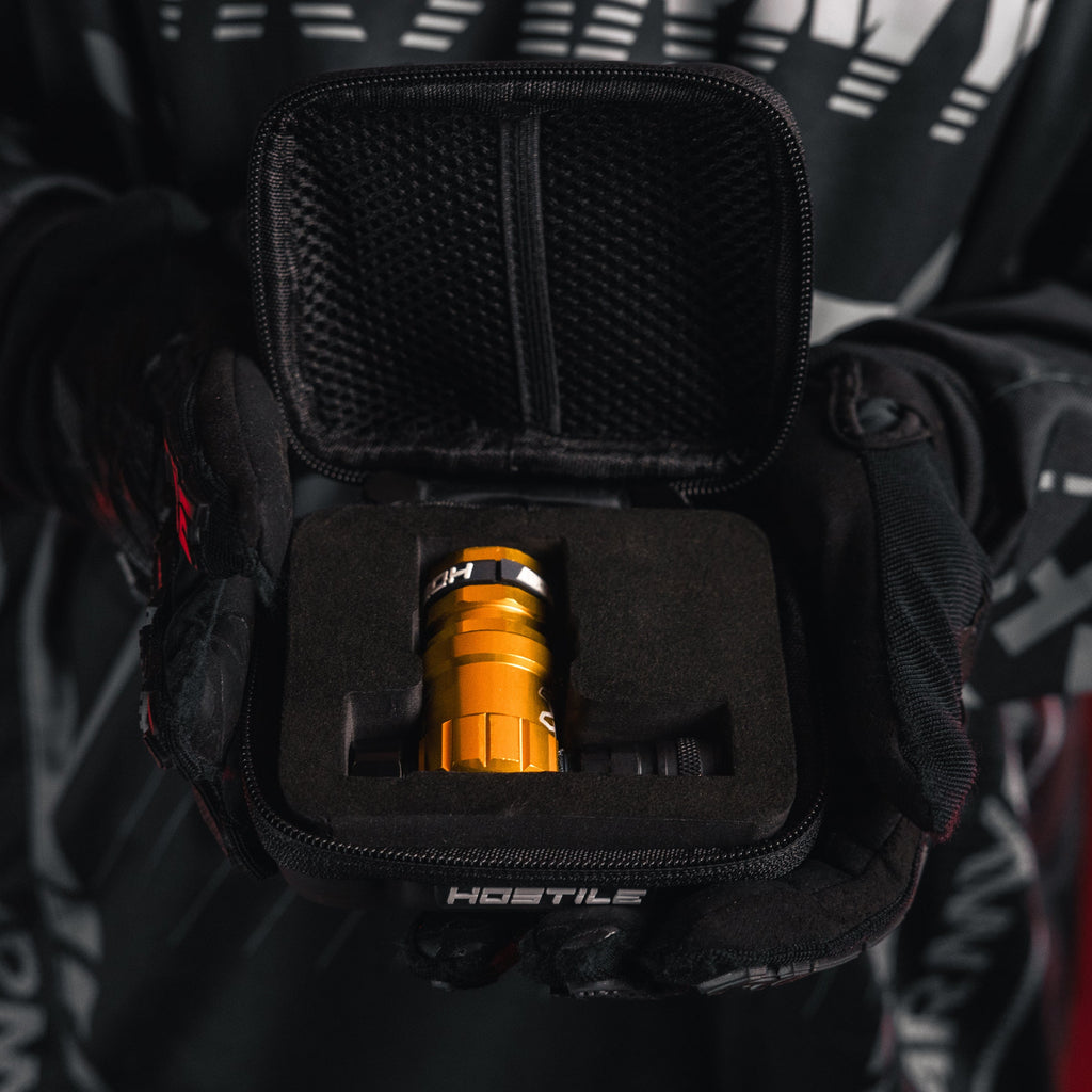 Hostile® XLP Regulator - Side Port Quick-Disconnect - Gold