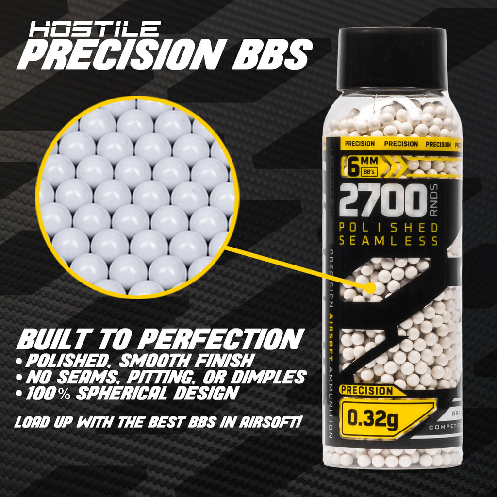 Precision .32g BB's - 2700ct - White