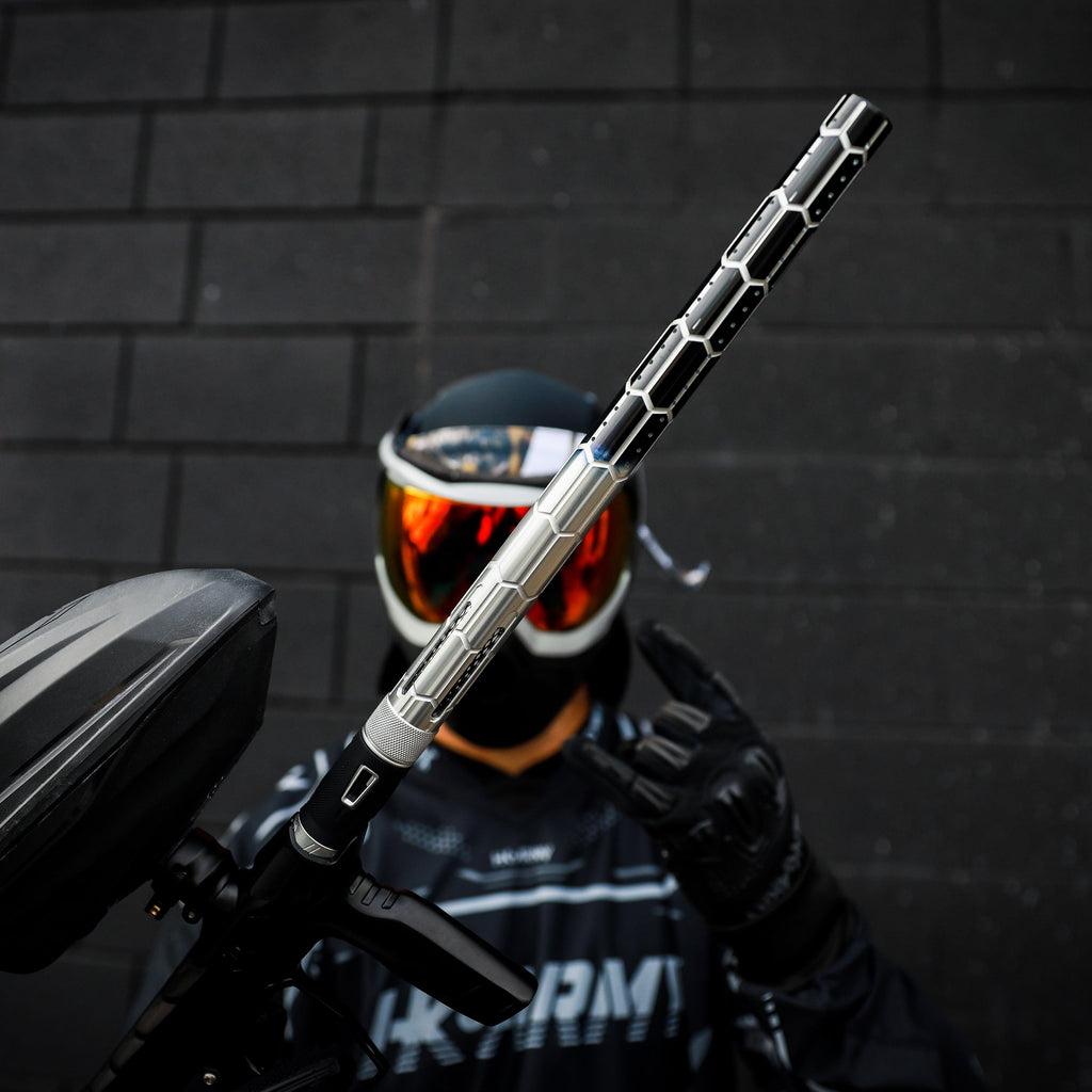 LAZR Elite Nexus Barrel Kit - 15" Silver/Black Colored Inserts - Cocker Threads
