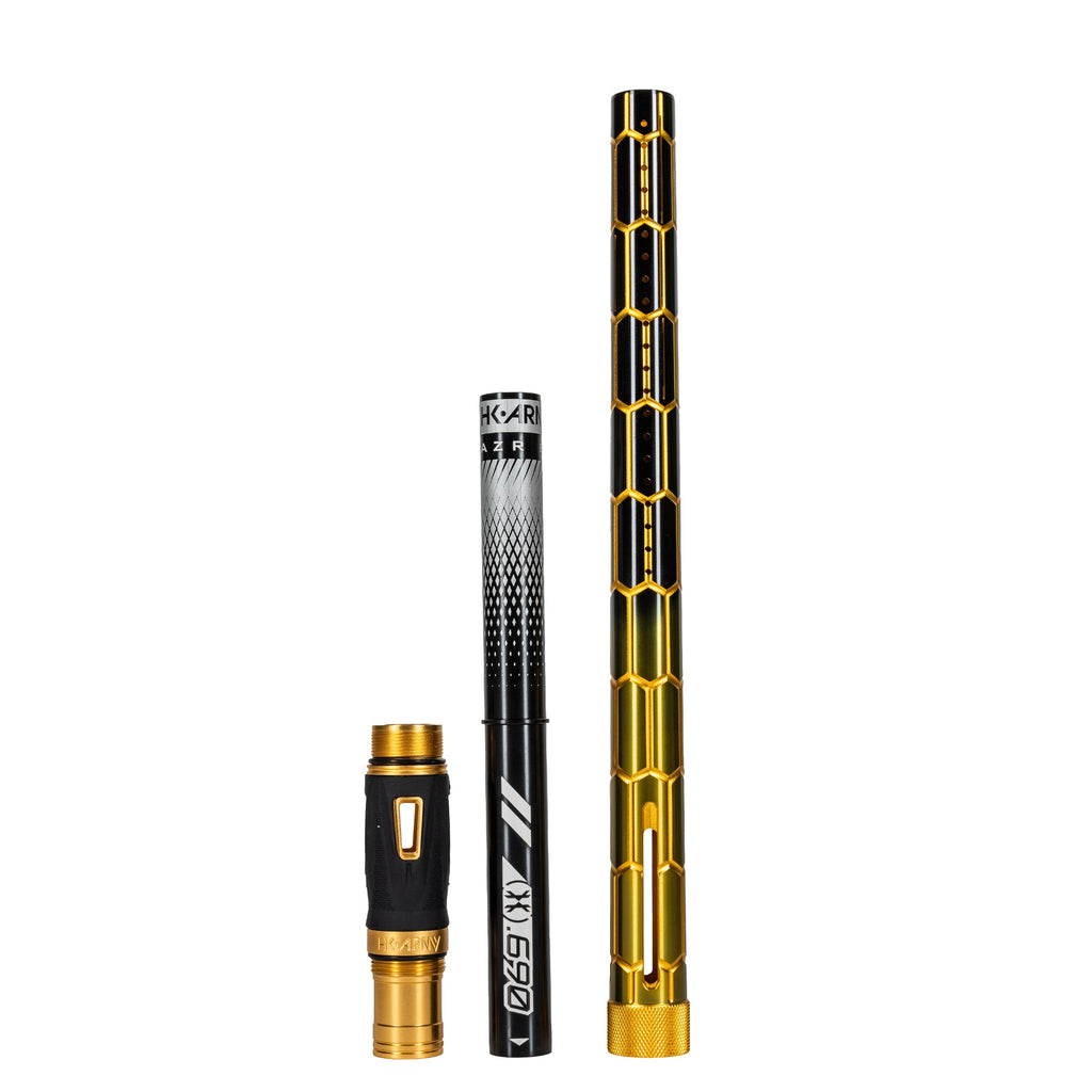 LAZR Elite Nexus Barrel Kit - 15" Gold/Black Black Inserts - Cocker Threads
