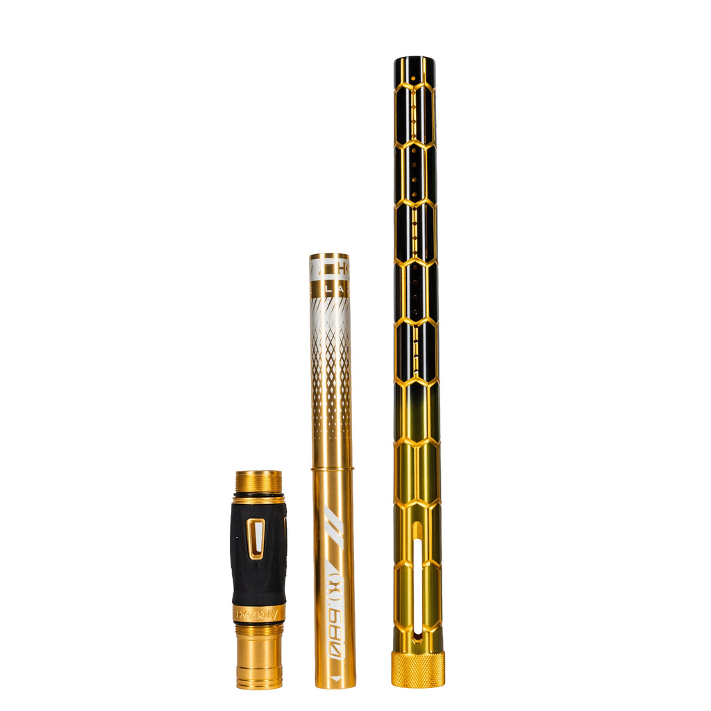 LAZR Elite Nexus Barrel Kit - 15" Gold/Black Colored Inserts - Cocker Threads